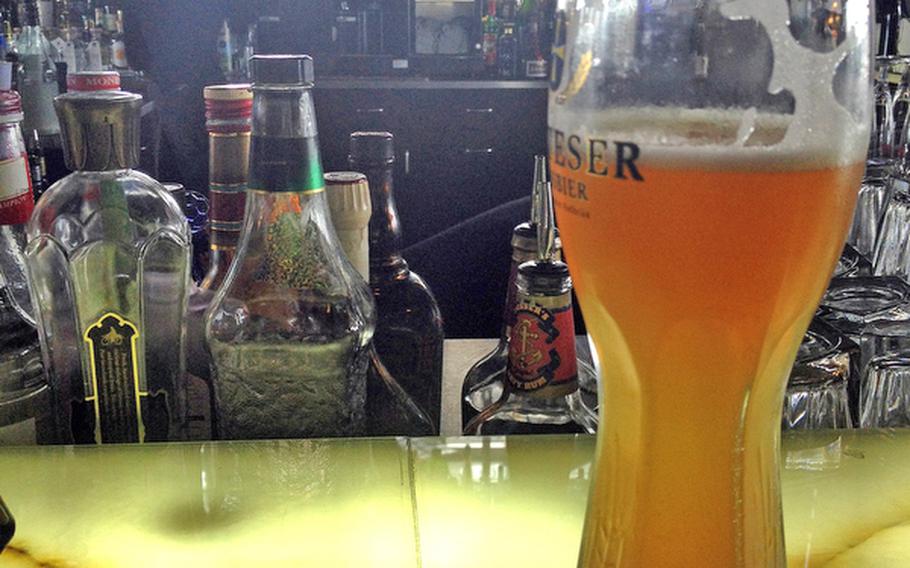 Drinks in all price ranges, from beer to Champagne, are available at Bonatz, a lounge on the eighth floor of the main train station tower in Stuttgart, Germany. Bonatz also has a lunch and dinner menu that includes pasta and steaks.