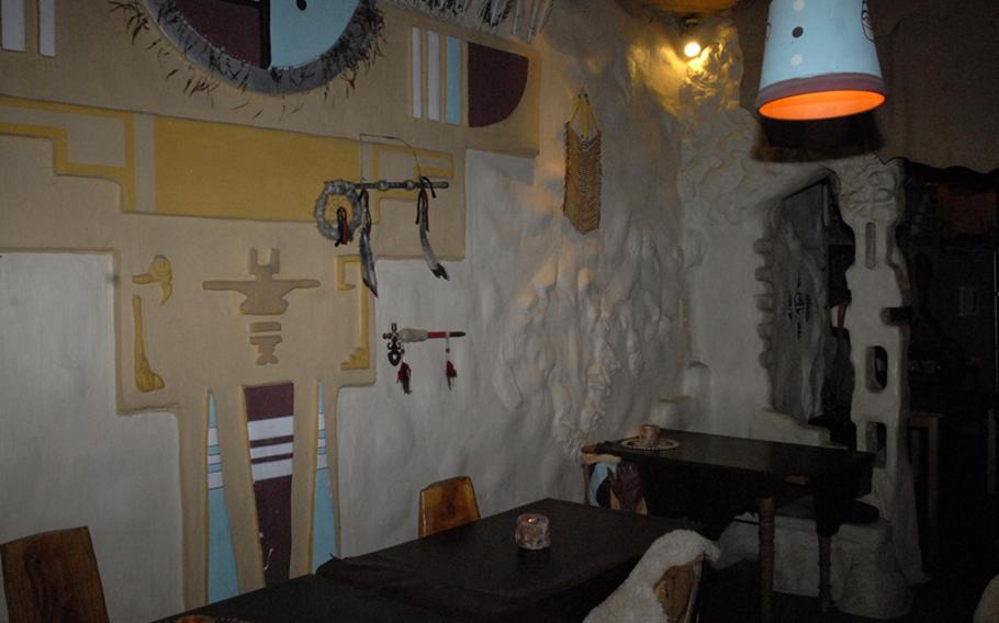 Frankfurt's Manitou offers guests a unique dining experience with such exotic offerings as crocodile, rattlesnake, insects and elk.