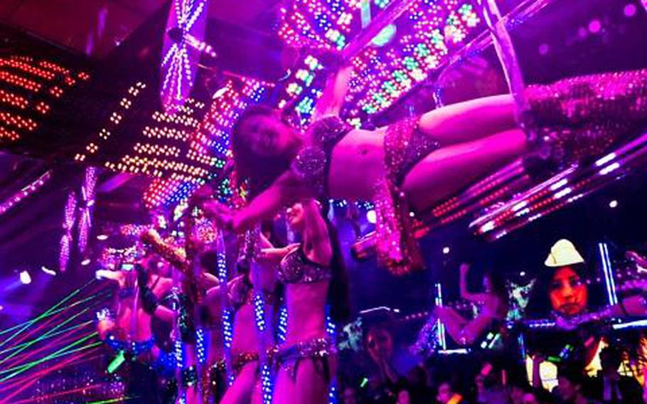 The Robot Restaurant, located in the heart of Tokyo's Kabuchiko district, provides two hours of theatrics for a fee of 5,000 yen (roughly $50) per guest.