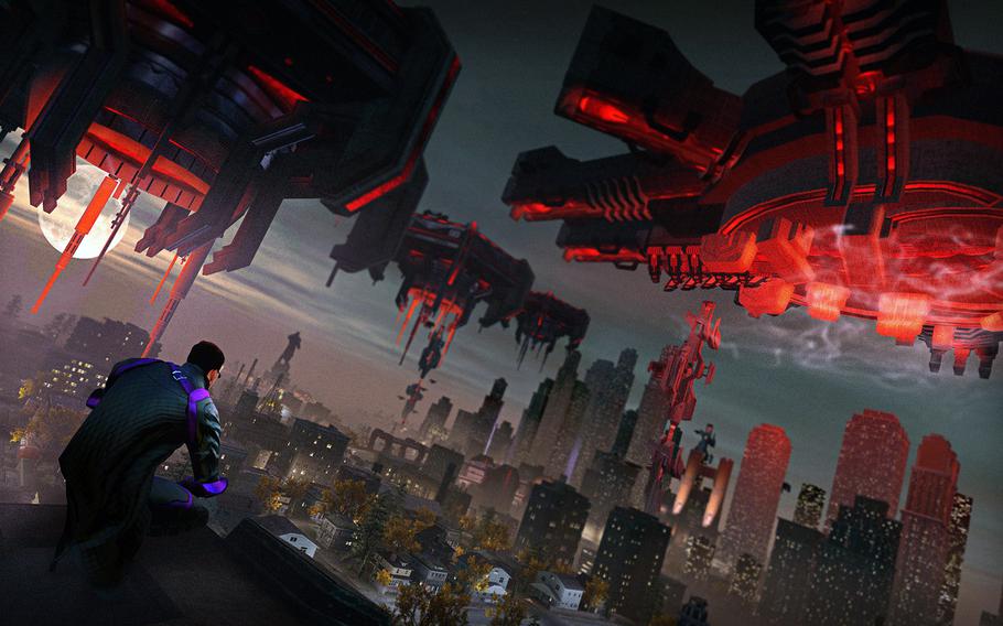 In “Saints Row IV,” you can leap tall buildings, outrun sports cars, set your enemies on fire and fling them throughout the city — all with the power of your mind.