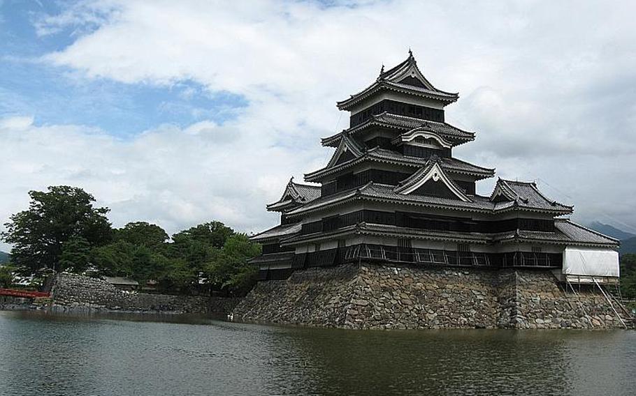 Matsumoto Castle, which began construction in 1592, is one of four castles designated as national treasures by Japan.
