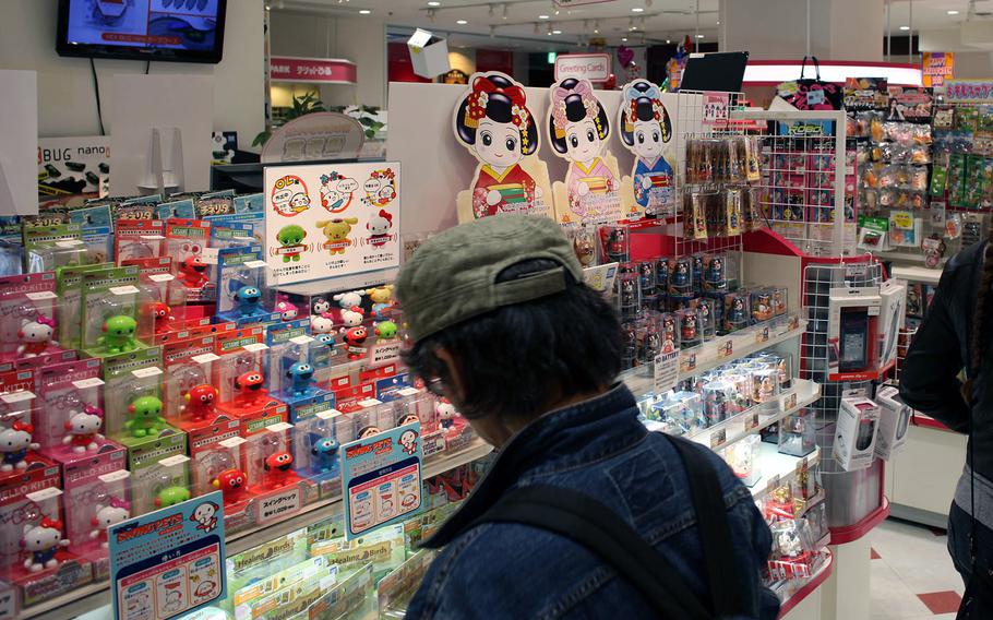 The first floor of Hakuhinkan Toy Park in Ginza is full of all the bizarre, Japanese toys and candies most Americans have only seen on the Internet.