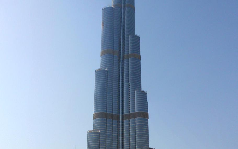 The Middle East reclaimed the title of world’s tallest man-made structure with the 2,722 foot-tall Burj Khalifa, which welcomed its first residents in 2010. The building is so tall that it wouldn’t fit completely in one photo frame. This is a compilation of two photos..