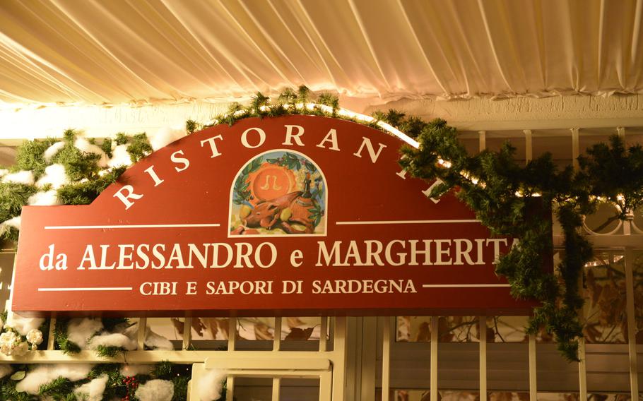 Ristorante da Alessandro e Margherita, located in the hamlet of Nave di Fontanafredda, Italy, specializes in Sardinian fare. It's open six days a week for lunch and dinner, and the menu changes every Friday.