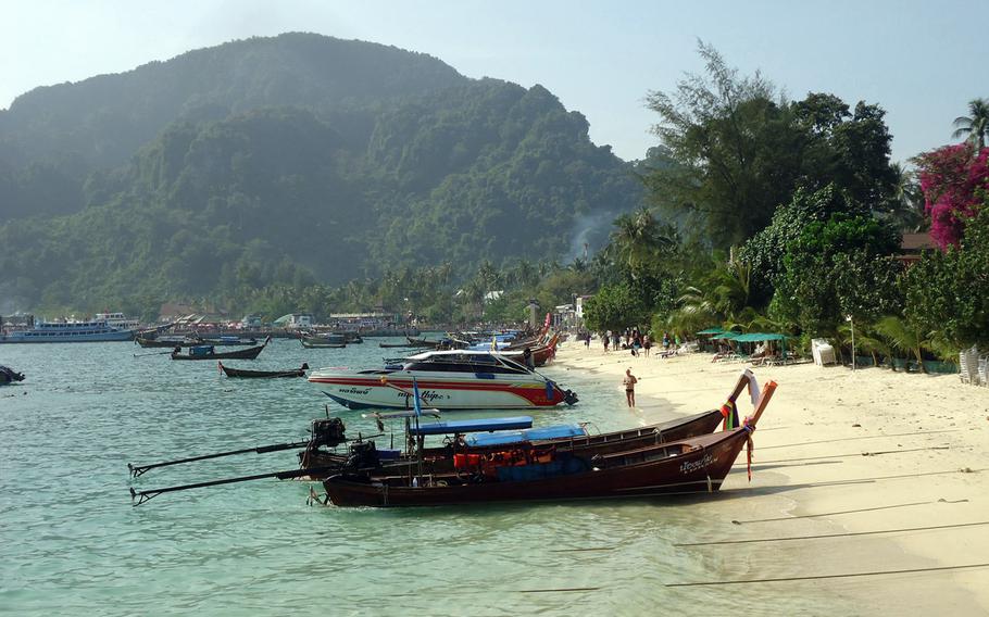 Phi Phi Don is bustling and features a plethora of shops, bars and restaurants, perfect for souvenir shopping or enjoying a more fast paced Thai island experience. Renting a boat can get you to both Phi Phi Don and Phi Phi Leh.