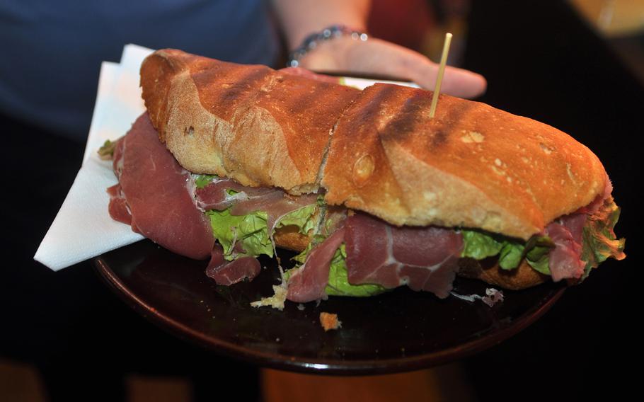 Small Pub also serves a handful of large sandwiches for those who like bread on both sides of their toppings. Be sure to bring your appetite.