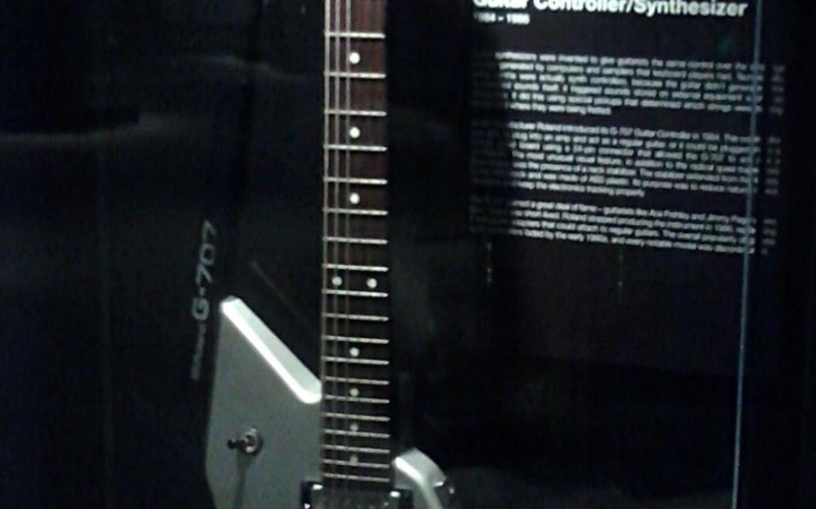 The Roland G-707 was the guitar world's answer to the synthesizer craze of the '80s. It was a short-lived revolt, however; despite the fact that Kiss's Ace Frehley and Led Zeppelin's Jimmy Page were fans of this guitar-like synthesizer, it was discontinued in 1986 after only two years of production.