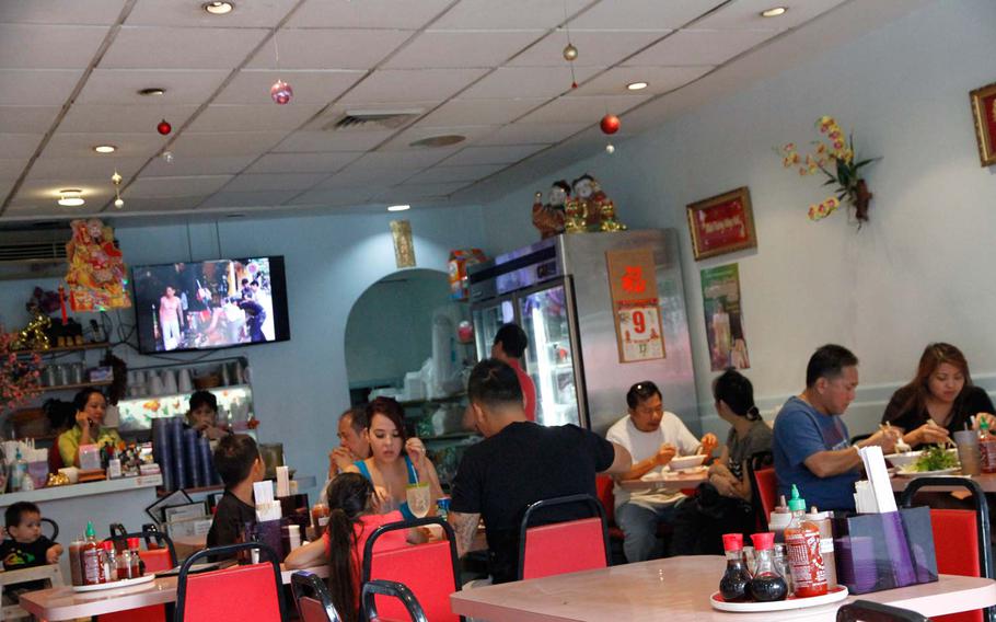 The dining is casual at Saigon Vietnamese Cuisine and caters to the lunch crowd.
