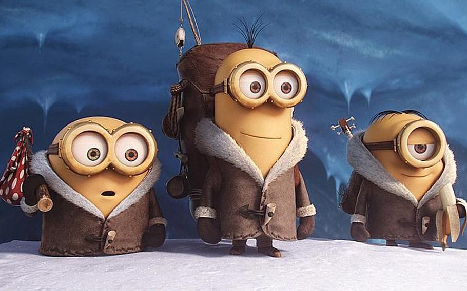 The little yellow babblers from "Despicable Me" are the stars of the show in "Minions," now in theaters. 