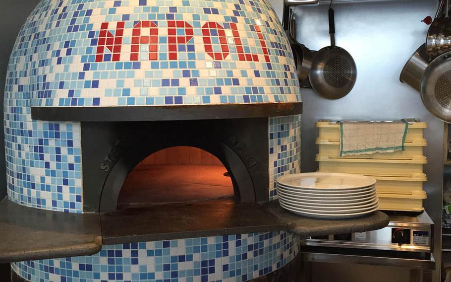 Each pizza at Napoli Pizzeria is made fresh and cooked in the restaurant's custom oven.
