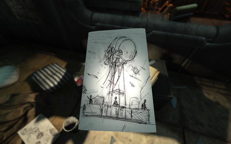 Bits and pieces of "SOMA's" story are drip-fed throughout the entire game, sometimes by direct means such as audio recordings and sometimes by finding scraps of information scattered throughout the game.
