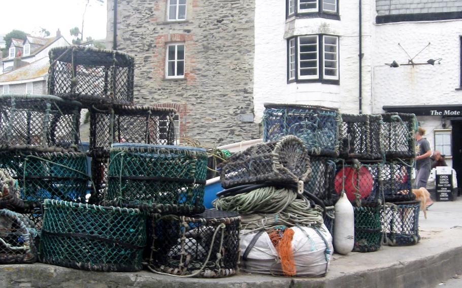 Sometimes the crabs and lobsters that come into Port Isaac in pots like these don't arrive until after 5 p.m., and diners are expected at Restaurant Nathan Outlaw at 7. "We've had instances when at 6:30 the crabs and the lobsters are just coming in," Nathan Outlaw says. "And we're thinking: We really need to get this fish! It's a little bit unruly. It keeps you on your toes."