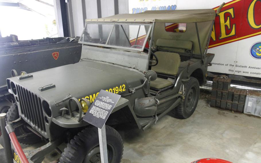 A well-preserved example of World War II's ubiquitous Jeep is on display at the Pacific War Museum in Guam.