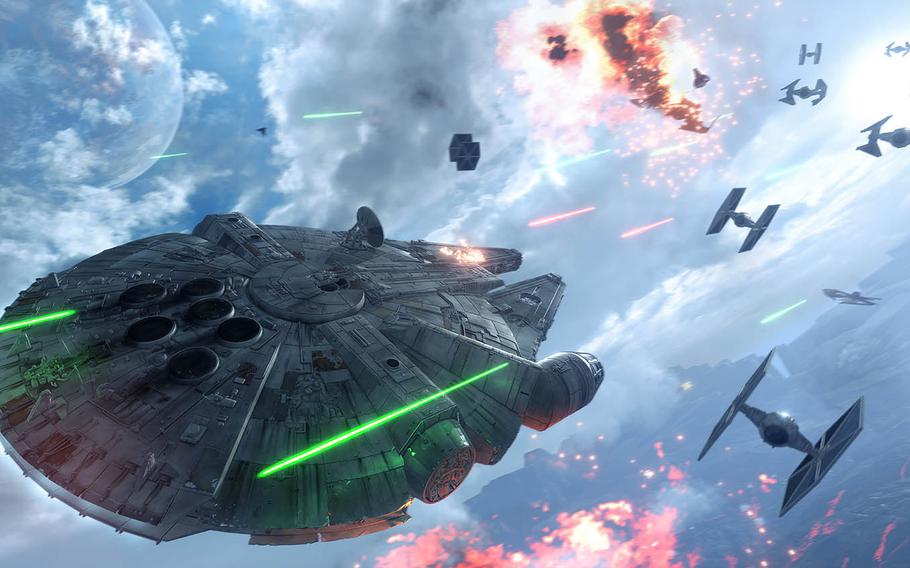 "Star Wars Battlefront" developers took care to re-create the characters, gear and vehicles in great detail. The movies’ heroes and villains look and move like their big-screen counterparts. Lumbering AT-AT walkers and nimble Tie fighters behave as you would expect them to. And basic gameplay is nearly perfect.