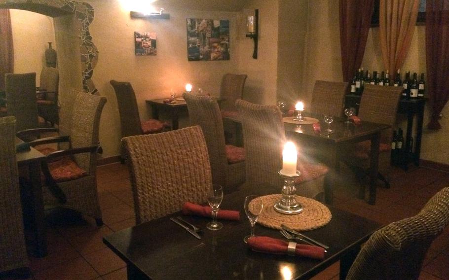 The cozy Tamarillo dining room was empty on this weekday night, but the setting would seem intimate no matter how busy the restaurant was.
