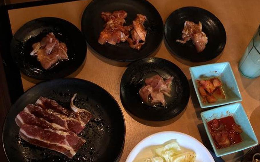 Yakiniku King's all-you-can-eat lunch costs 1,980 yen (about $18.40), with a 100-minute time limit. The all-you-can-eat dinner, available after 3 p.m., is 2,680 yen. The popular restaurant has franchises across Japan.