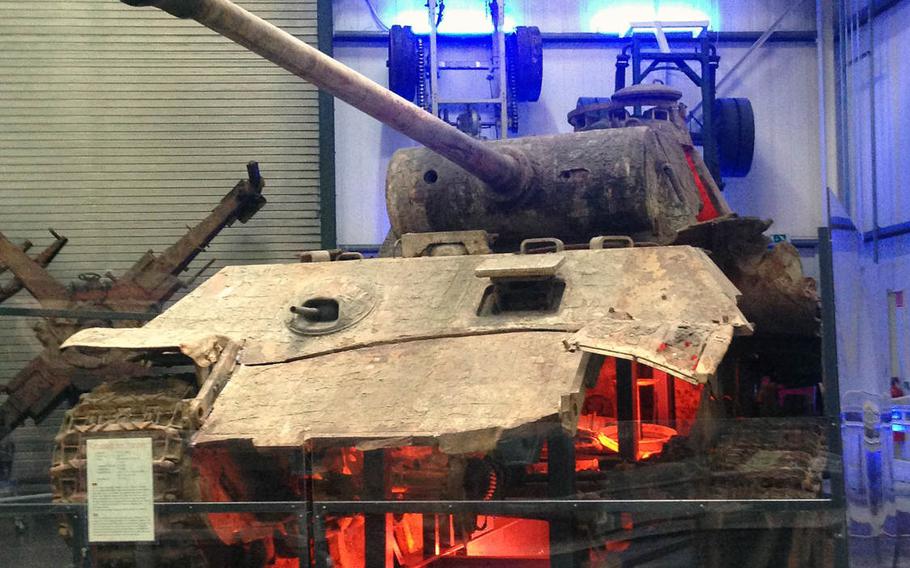 The remnants of a World War II-era German Panzer tank are on display at the museum. It features a broad range of cars, aircraft and military vehicles. One sectoin of the mueseum is dedicated to tanks and weapons of the German military during the time of the Nazis.