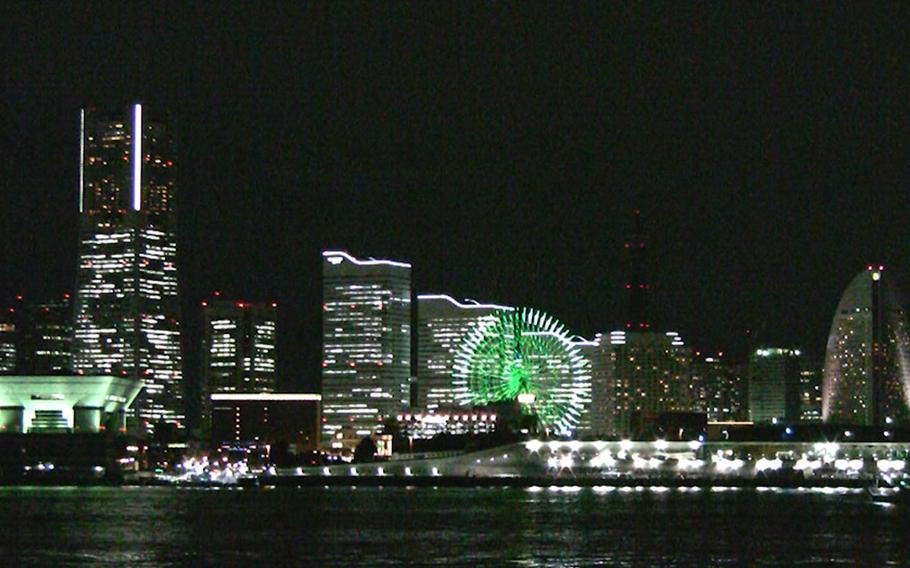 Those traveling over the Yokohama Bay Bridge will marvel at a skyline filled with tall buildings, including the 296-meter-tall Landmark Tower, and other impressive pieces of architecture such as the three Queen's Towers, the Pan Pacific Hotel and the Pacifico Convention Center featuring the sail-shaped Intercontinental Hotel.