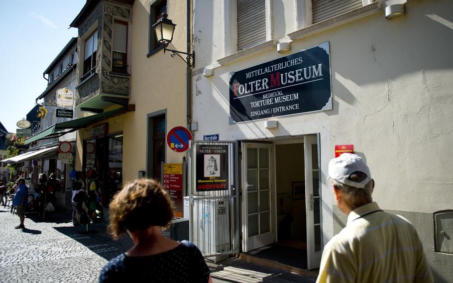 The Medieval Torture Museum in Rudesheim am Rhein, Germany, has a collection of 144 public humiliation, execution and torture instruments -- all reminders of how awful people can be.
