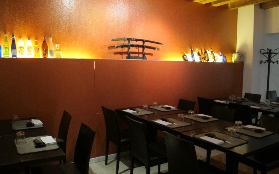 The interior of Furai Japanese Restaurant in Vicenza, Italy, was soothing and, on a recent weekday, nearly empty.
