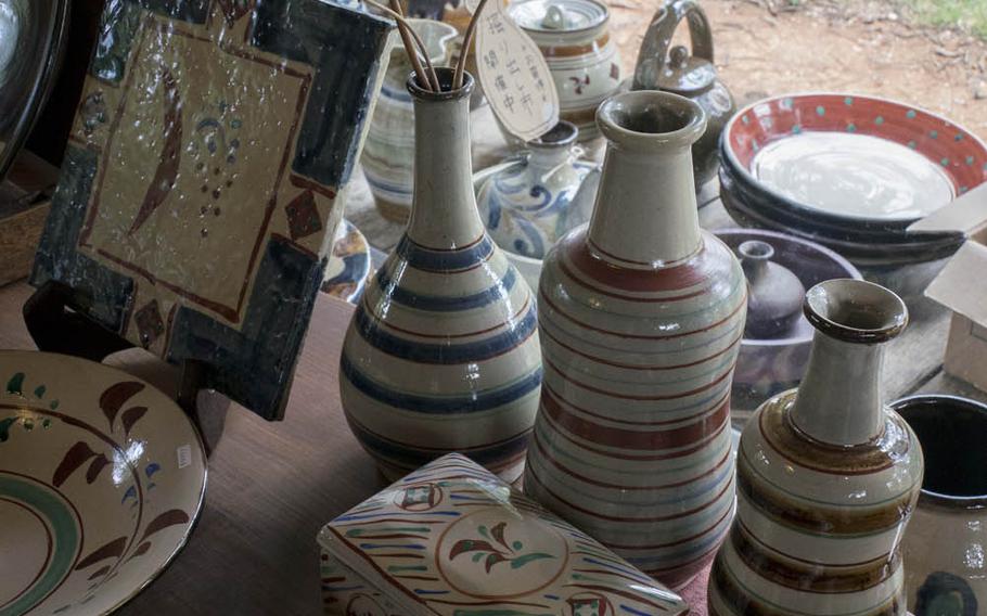 The assortment of pottery at Yomitan pottery village in Okinawa, Japan, is both eclectic and seemingly endless.