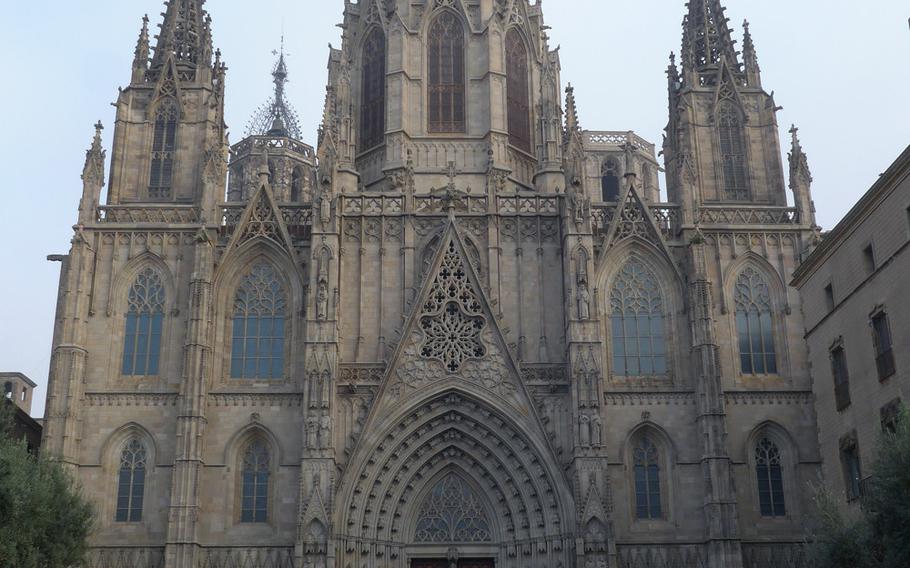 The Barcelona cathedral is just a short walk from Las Ramblas, and well worth the stroll. It dates to the late 13th century and took about 150 years to build.