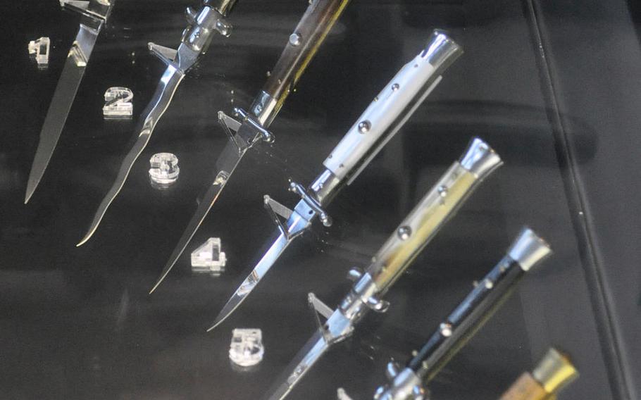 The Museo dell'Arte Fabbrile d delle Coltellerie in Maniago, Italy, has hundreds of knives on display. The city first received recognition for its knife-making in the 14th Century.