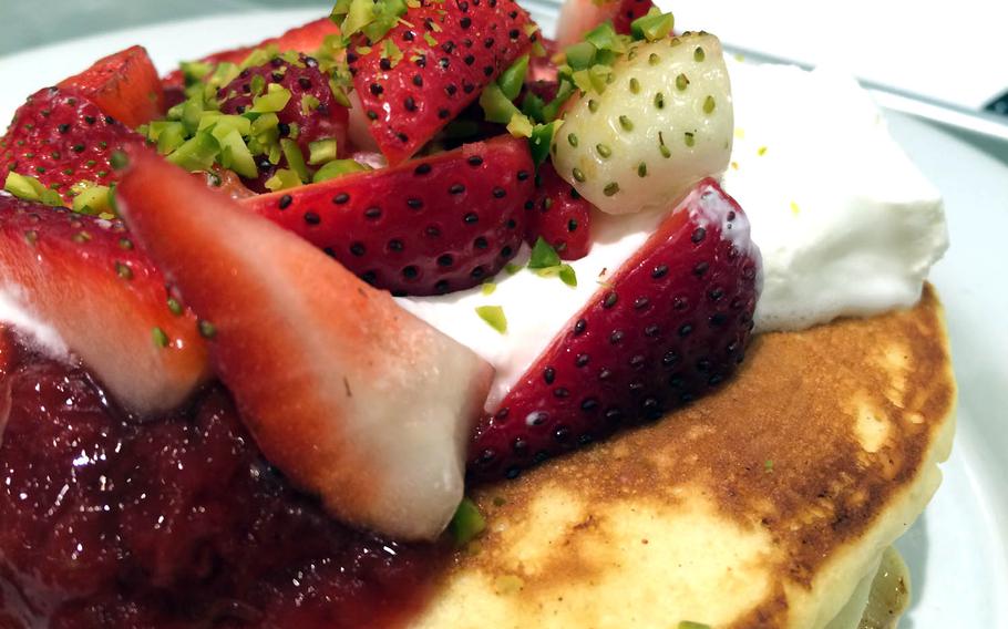 J.S. Foodies is also famous for its pancakes, which come in several flavors, including strawberry, custard and maple.