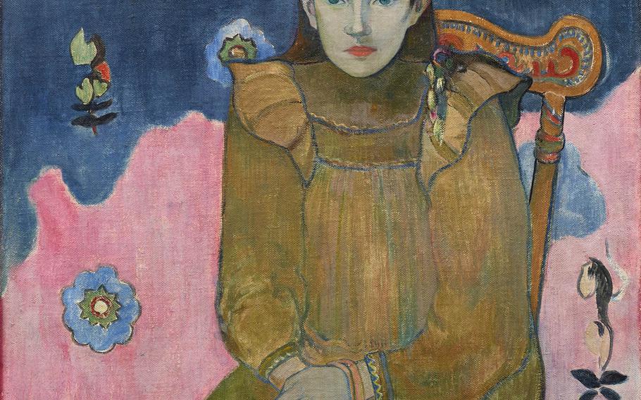 Paul Gauguin's "Portrait of a Girl" is one of dozens of works now  on display at the Museo di Santa Caterina in Treviso, Italy, as part of the "History of Impressionism" exhibit.

Courtesy of Museo di Santa Caterina