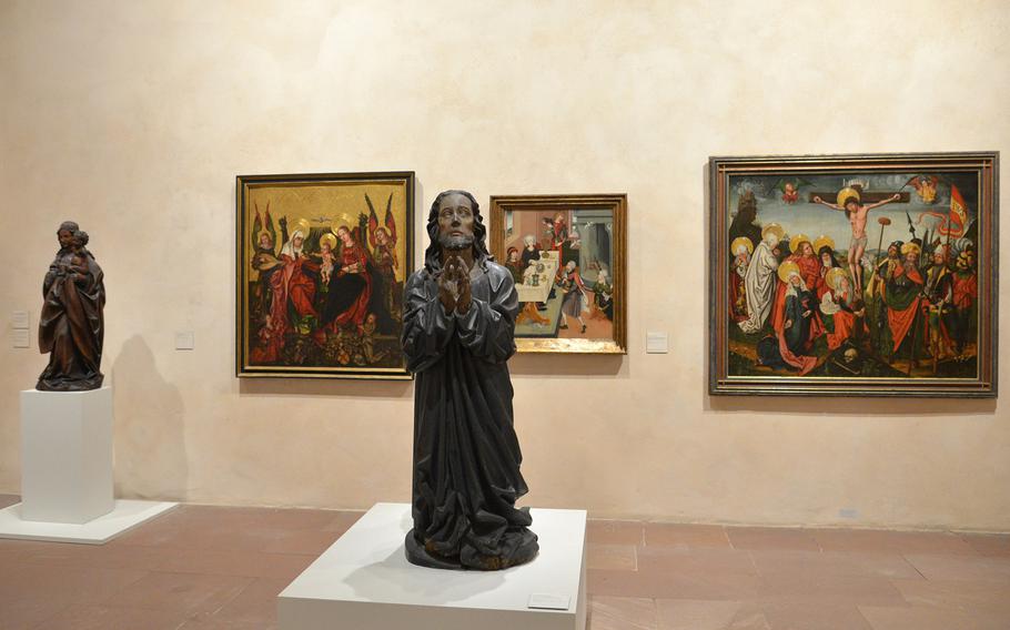 A statue from about 1500 depicts Christ on the Mount of Olives, and other art from the 14th to 16th century are on display at the Unterlinden Museum in Colmar, France.