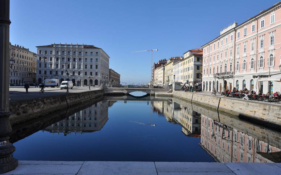 Trieste's grand canal doesn't exactly rival Venice's. But it features a few notable churches and several cafes along its perimeter.