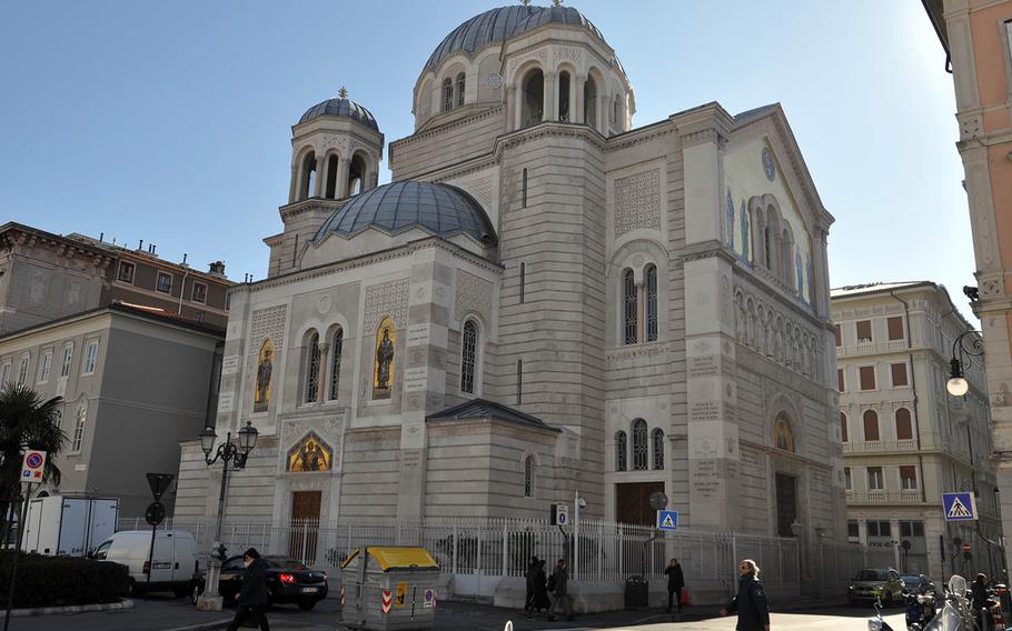 With its history of rule by Austria, Yugoslavia and other nations over the centuries, Trieste is one of Italy's most international cities. St. Spyridon, a Serbian Orthodox church, is evidence of that.