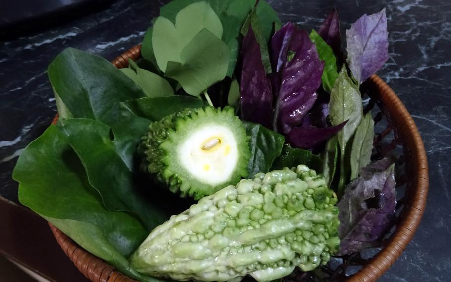 Local vegetables are believed to have contributed to Okinawans' well-known long life expectancy.