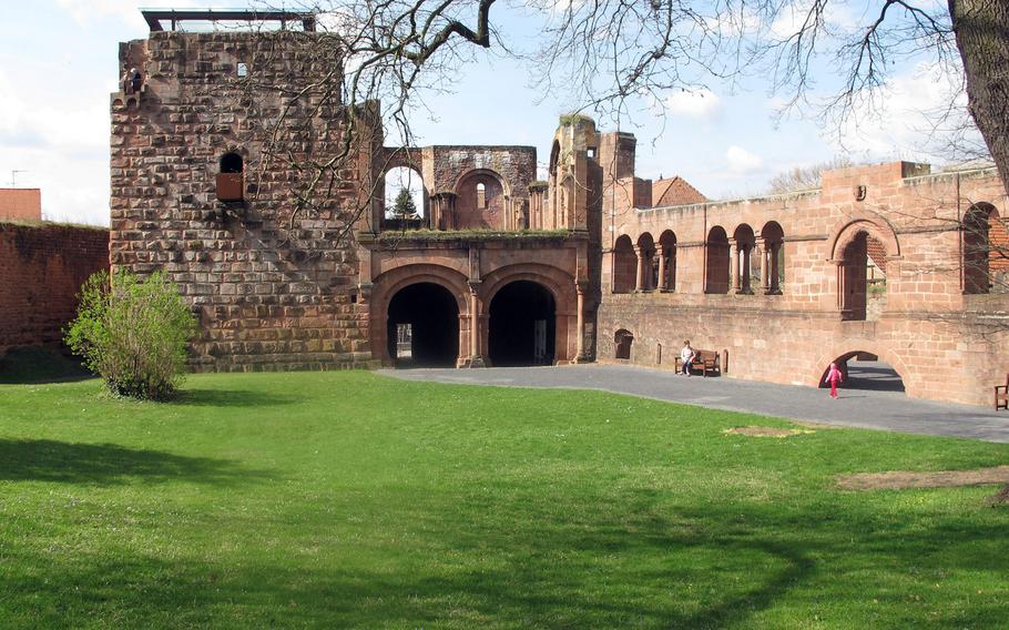 Inside the Kaiserpfalz, Emperor Frederic Barbarossa's palace. Built in the 12th century it is considered one of the best-preserved palaces of the Staufer dynasty.