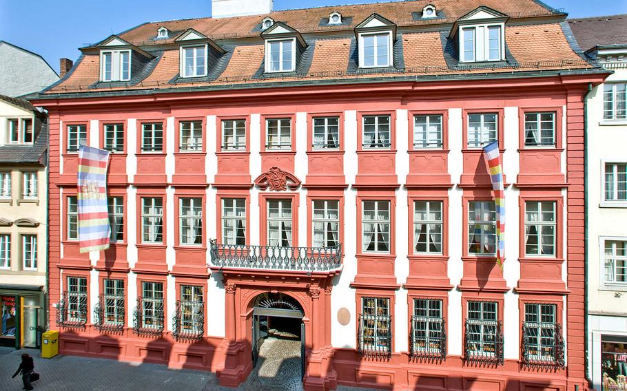 Heidelberg's Kurpfaelziches Museum stands in the center of the city's pedestrian area, and houses a wealth of historical artifacts. It is also hosting a temporary exhibition on the life and work of Beatle John Lennon through June 25, 2017.
