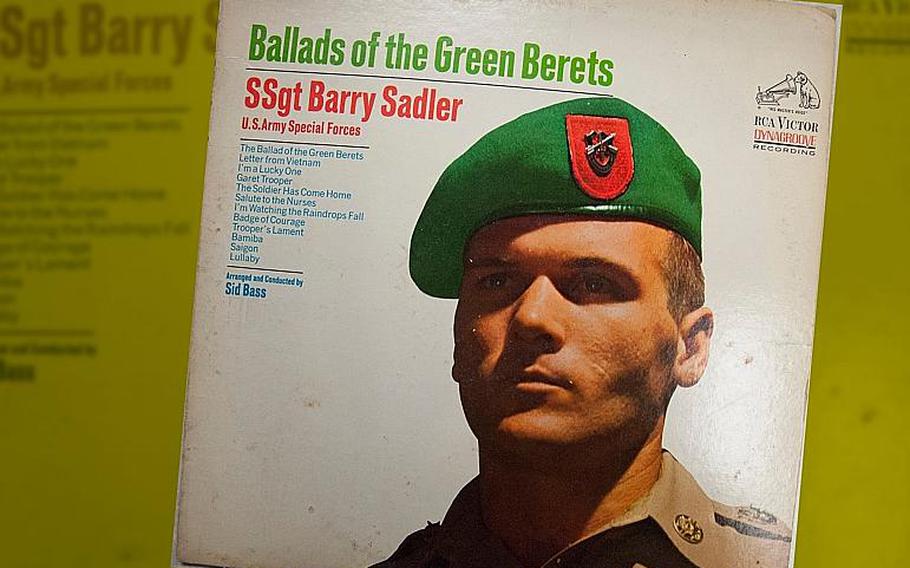 Barry Sadler recorded the album "Ballads of the Green Berets" on Dec. 18, 1965, in New York City. The single "The Ballad of the Green Berets" went to No. 1 on the Billboard Hot 100 chart for five weeks in early 1966. "The Ballad" was the No. 1 song for the year, based on sales and airplay.