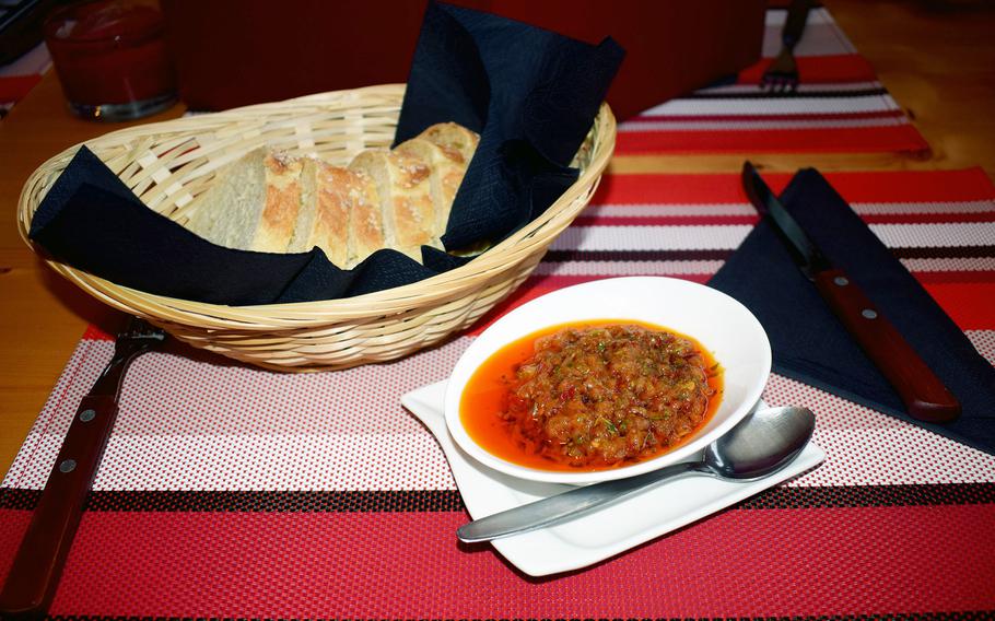 While Argentinian beef is the main event at Chacarero Steakhouse, the spicy homemade salsa is the restaurant's clear standout. It's served with fresh bread rather than tortilla chips.