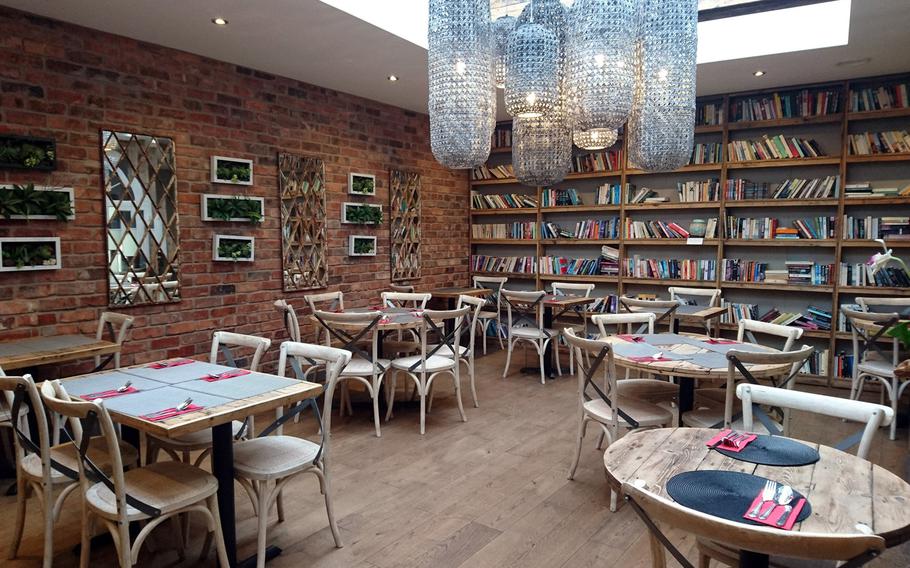 A dining area inside of the Giggling Squid in Bury St. Edmunds, Suffolk, Tuesday, May 2, 2017. The idea for the restaurant began in 2002 when the owners were in the basement of their tiny fisherman?s cottage in Brighton, England, making their first tapas menu.