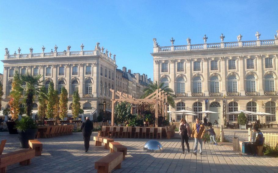 Nancy's Place Stanislas, named after the dethroned last king of Poland Stanislas Lesczynski, is the centerpiece of the city and a UNESCO World Heritage site.