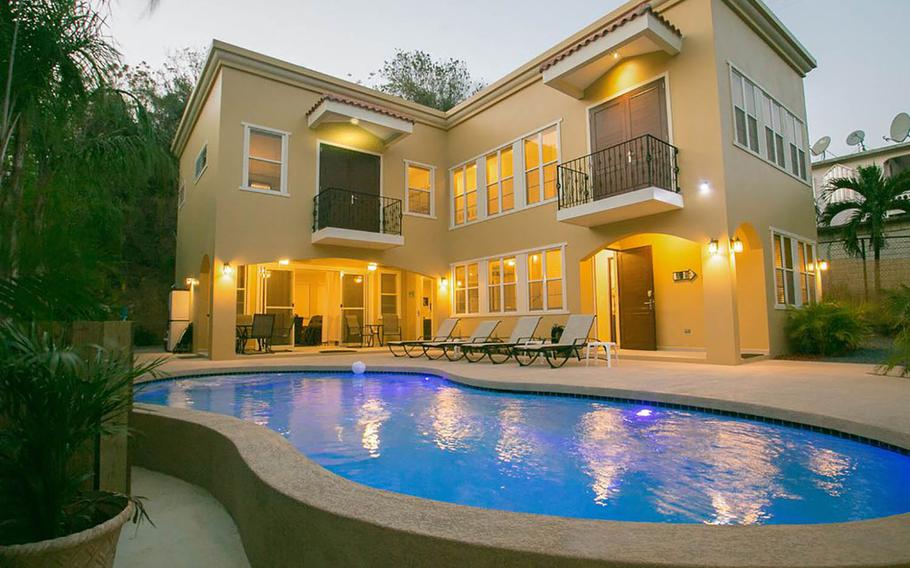 This tropical hideout in Rincon, Puerto Rico, sits just steps from sandy Puerto Rico beaches. The vacation rental is one of six that Frommers is offering to families of retired military members for a free five-night stay through its "6 for 60" contest.
