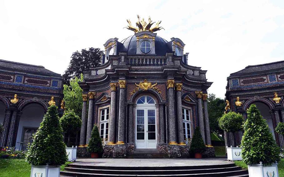 The Temple of the Sun at the Bayreuth Hermitage, part of the New Palace  built in the 18th century.