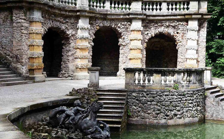 One of the grottos in the Bayreuth Hermitage.