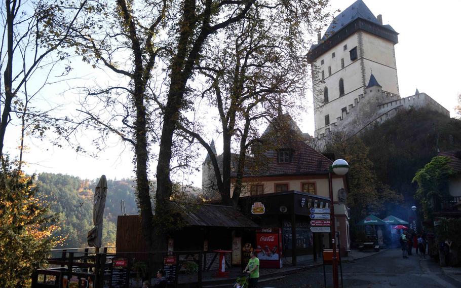 This is not one of those castles built to look pretty and show off to other monarchs. Karlstejn is a veteran of two wars, and bears the scars.