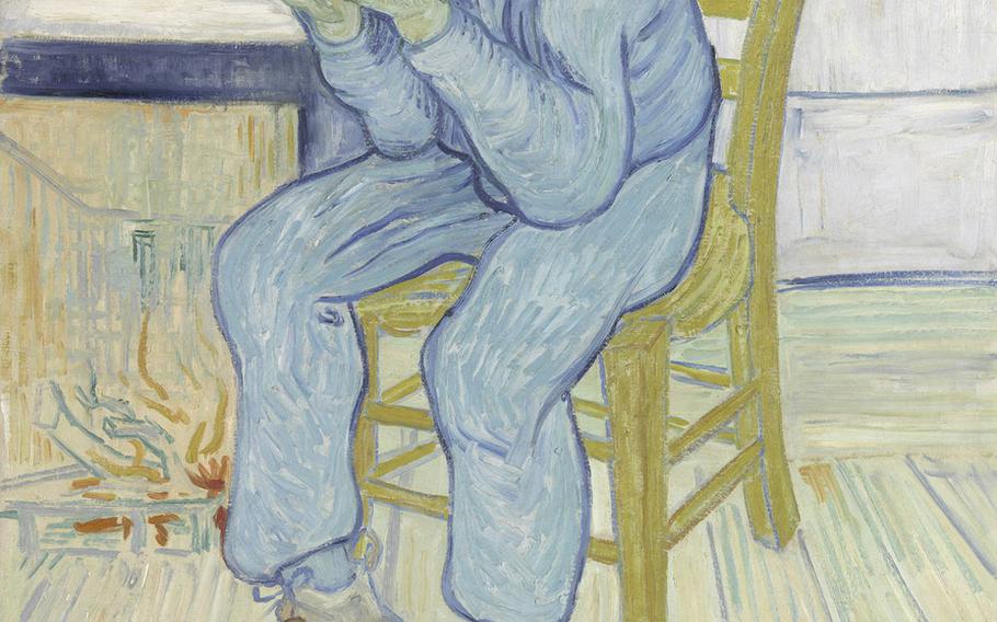 Van Gogh's "Sorrowing Old Man (At Eternity's Gate)" was completed  in1890, shortly before his death.  