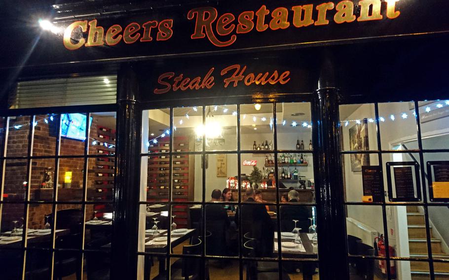 The exterior of the Cheers Steakhouse in Bury St. Edmunds, England, Tuesday, November 28, 2017. The original Thetford location opened in 2008 and the branch in Bury St. Edmunds was added this year.