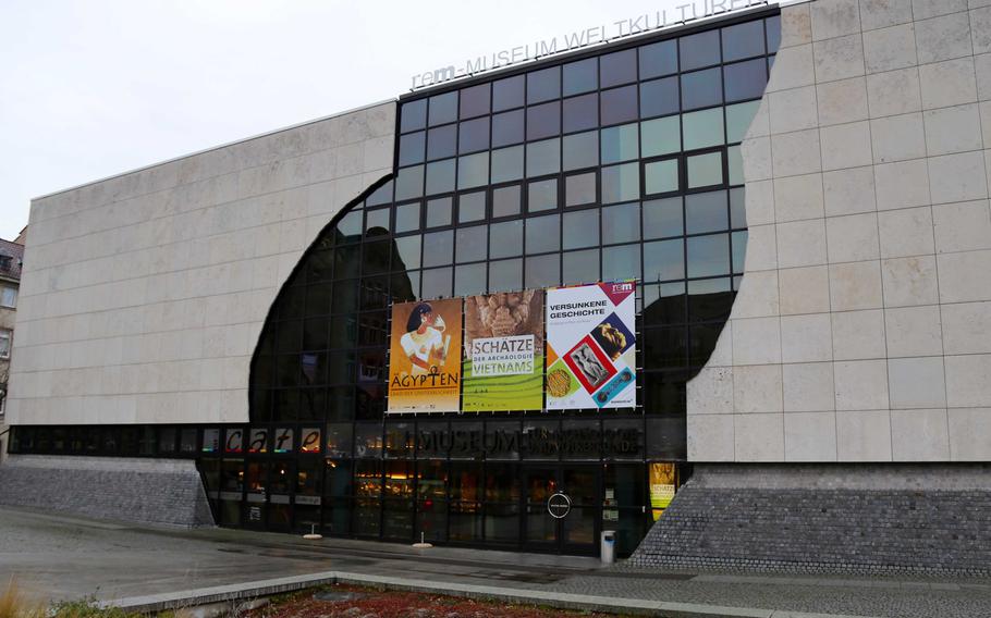The World Cultures Museum in Mannheim, Germany on Jan. 6, 2018. The Museum is the home of the exhibit ''Egypt: Land of Immortality.''