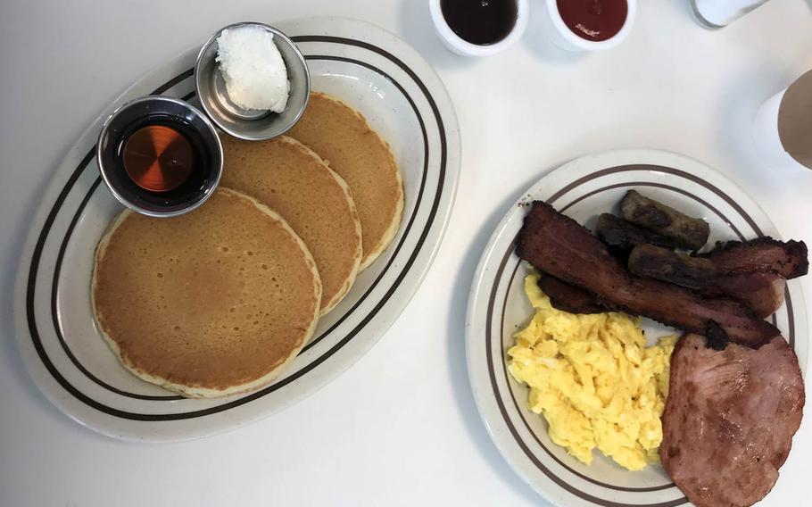 The offerings available at the Original Pancake House in South Korea will be familiar to fans of the restaurant chain, which got its start in Portland, Ore., albeit with more limited choices.