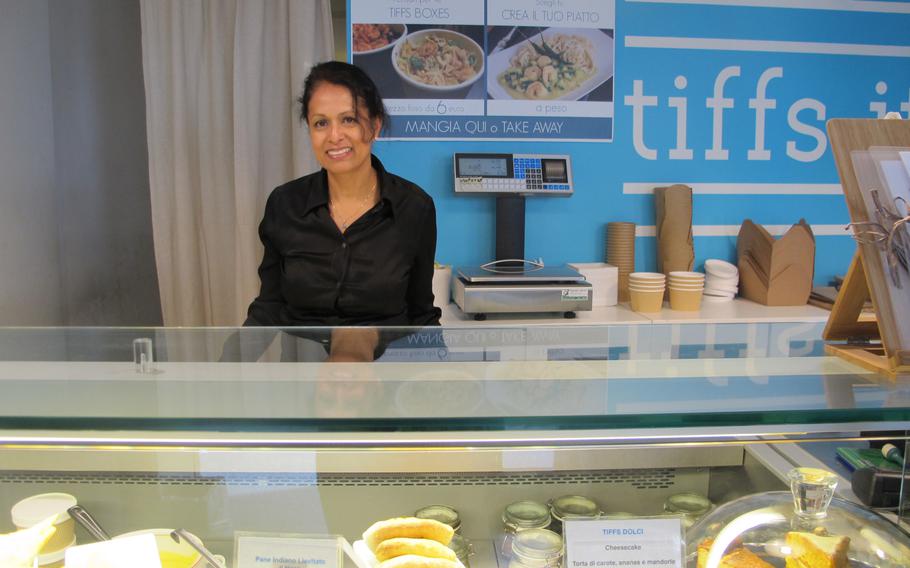Tiffs' chef-owner, Mahjabeen Ameen was born in Bangladesh and reared and educated in London. She incorporates some family recipes in her dishes.