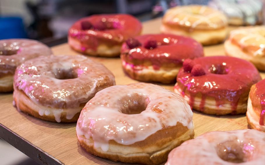 Dumbo Doughnuts and Coffee, which has shops in Tokyo and Yokohama, boasts a revolving roster of quirky flavors.