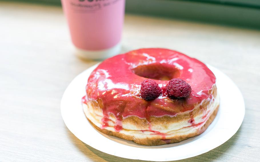 The eye-pleasing Framboise is the top-selling confection from Dumbo Doughnuts and Coffee, which has shops in Tokyo and Yokohama.